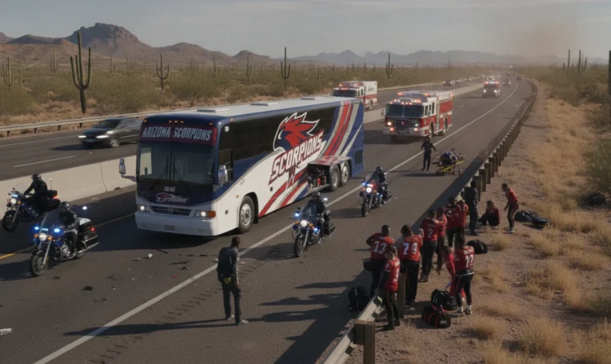 Arizona’da Korkutan Kaza: Millilerimiz Polisin Yardımına Koştu